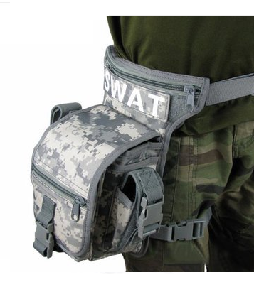 Tactical Utility Thigh Pack person
