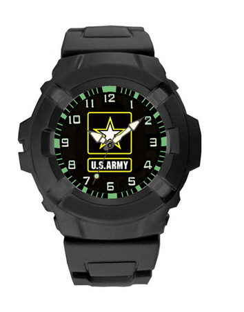 Aquaforce U.S. Army Wrist Watch with Rubber Strap small