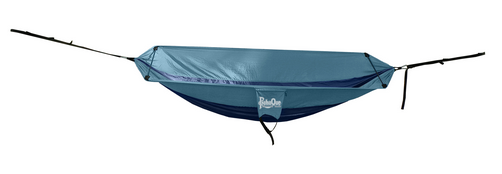 PahaQue Double Hammock Navy Light Blue small