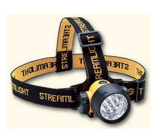 Streamlight Septor Headlight with Elastic and Rubber Strap small