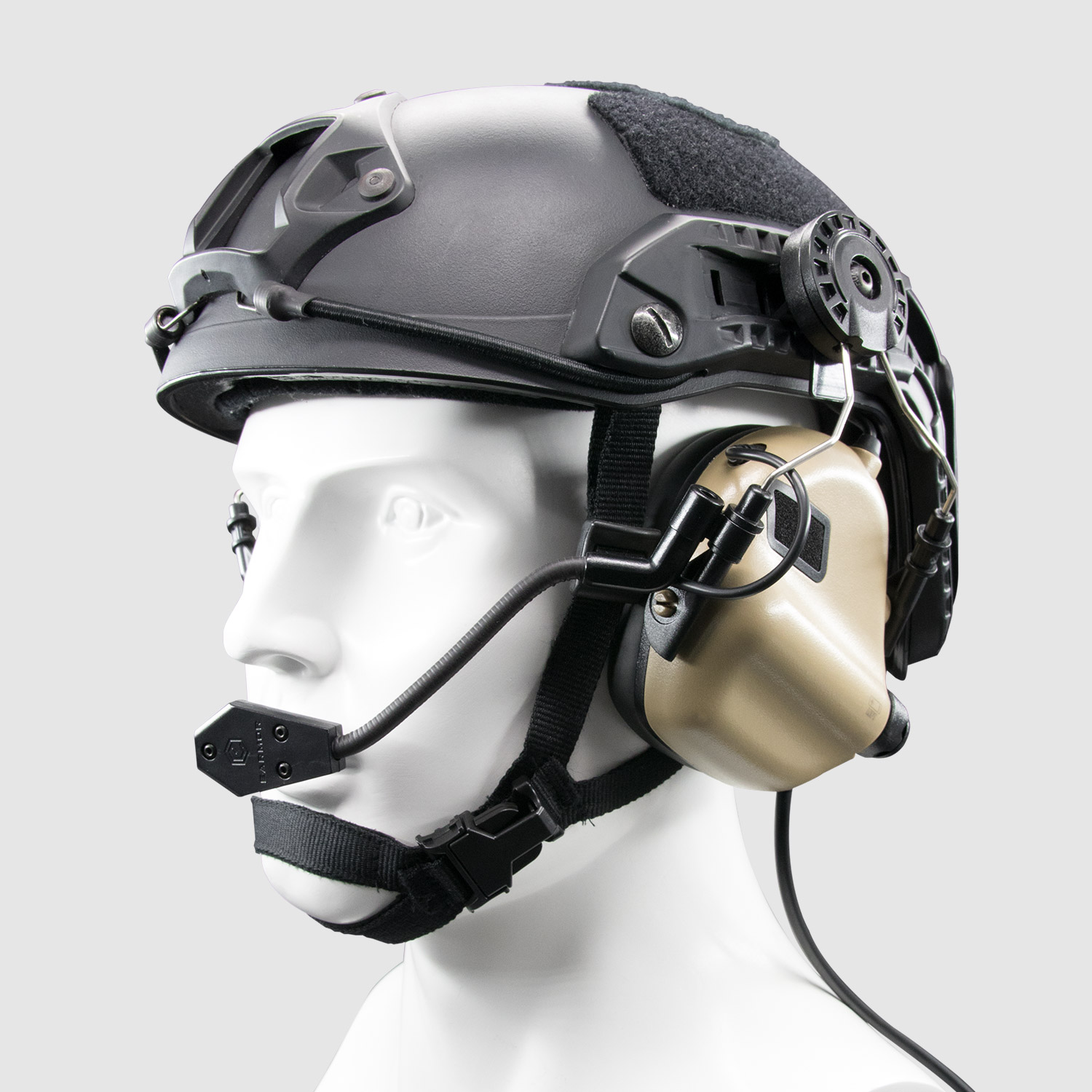 fast helmet with headset